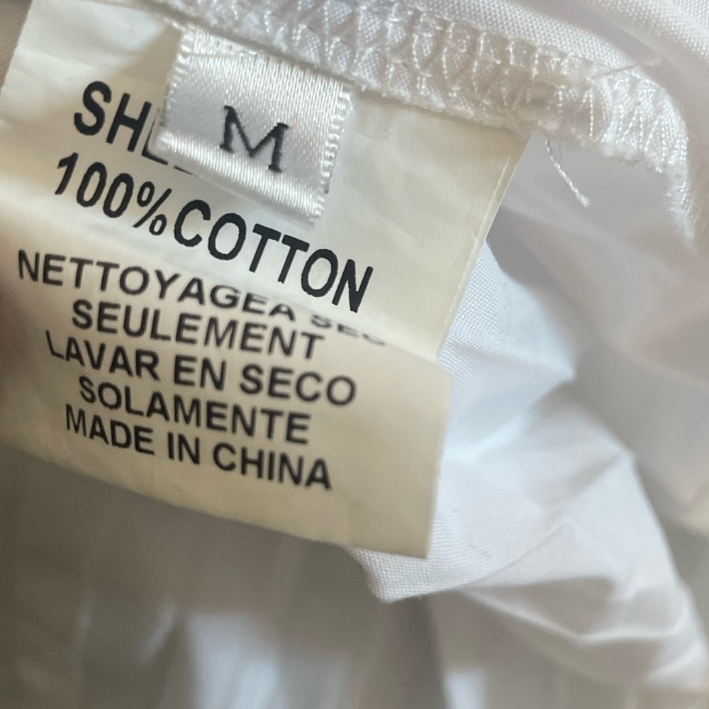 ShirtDress With Sheer Layer in White - Picture 16 of 16